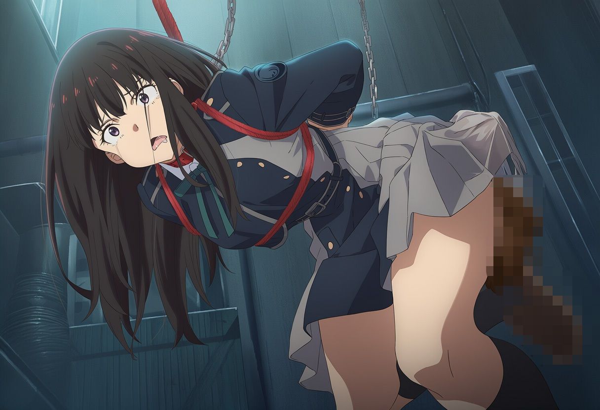 羞恥！監禁された井ノ上◯きなの拘束！失禁！脱糞！ - サンプル画像 3