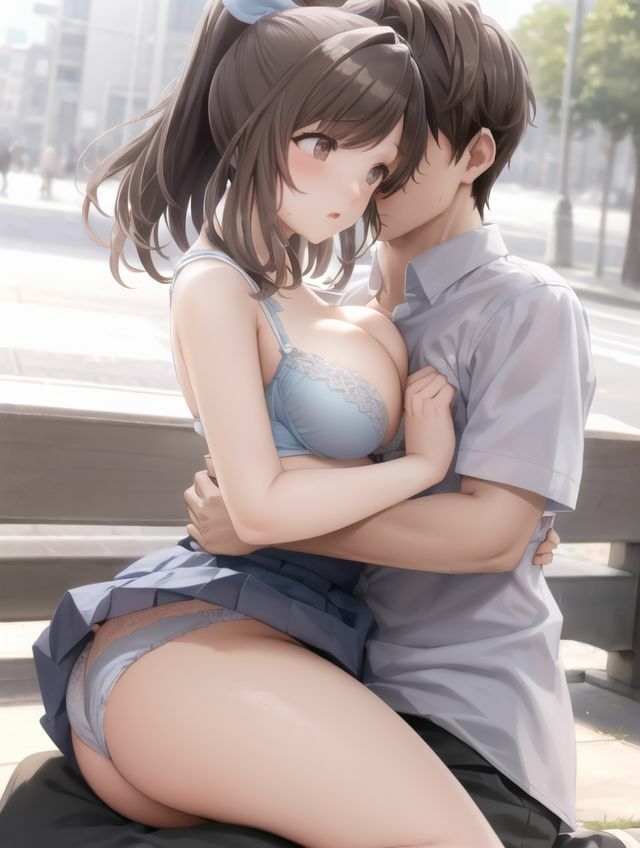 月岡〇鐘の野外デート - サンプル画像 4