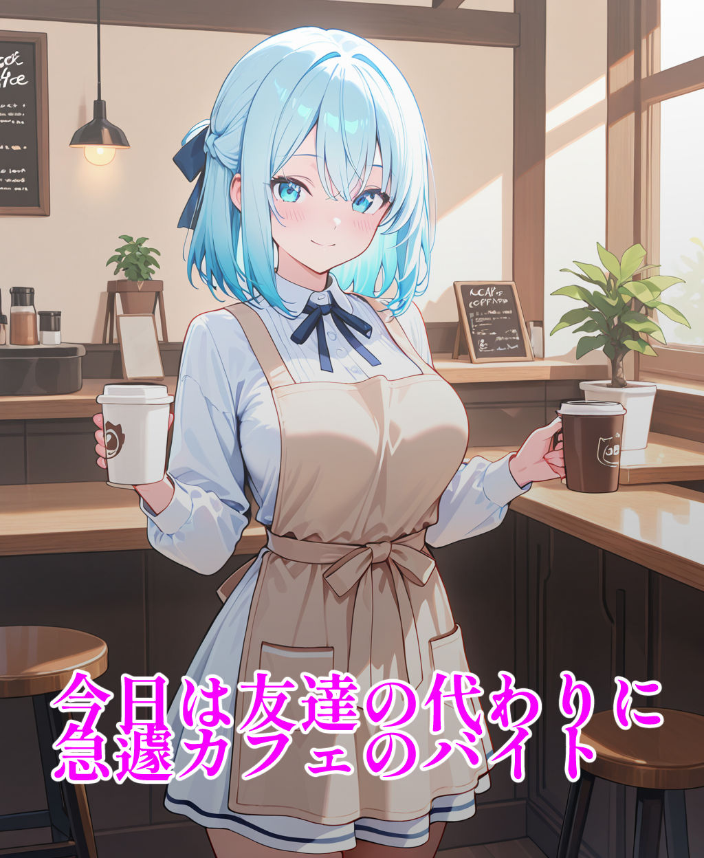 カフェでバイトしてたら、お客さんにいっぱいご奉仕SEXした話。 - サンプル画像 2