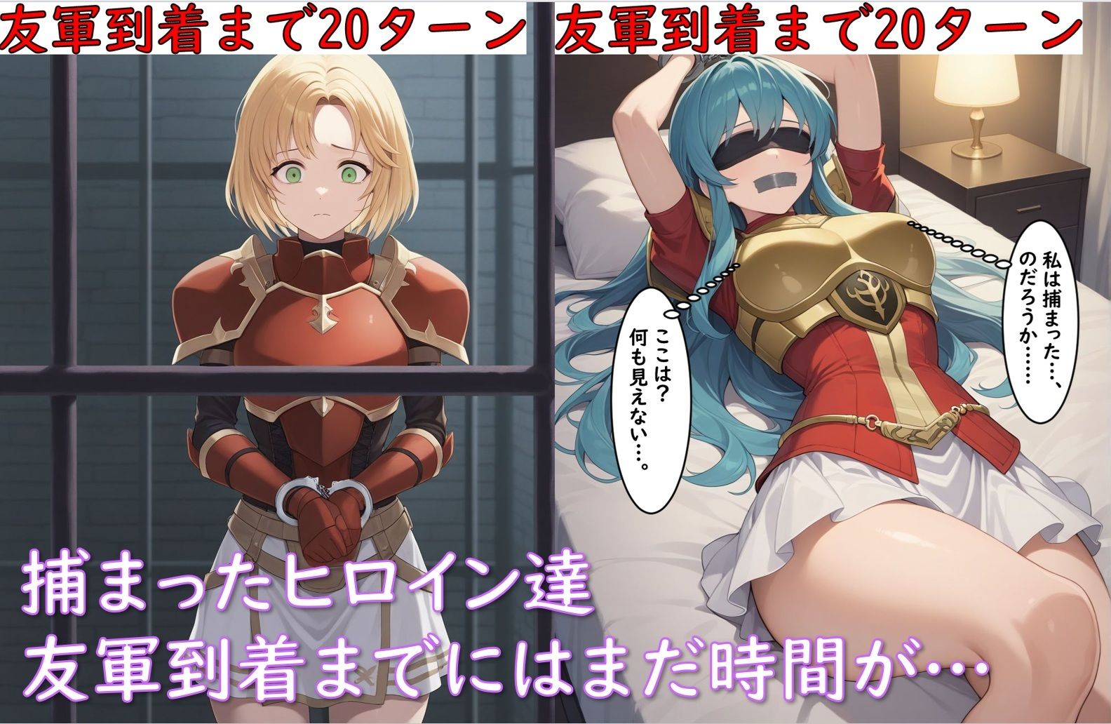 FEヒロイン凌〇_聖魔の女騎士編_友軍到着までに汚される彼女達 - サンプル画像 3