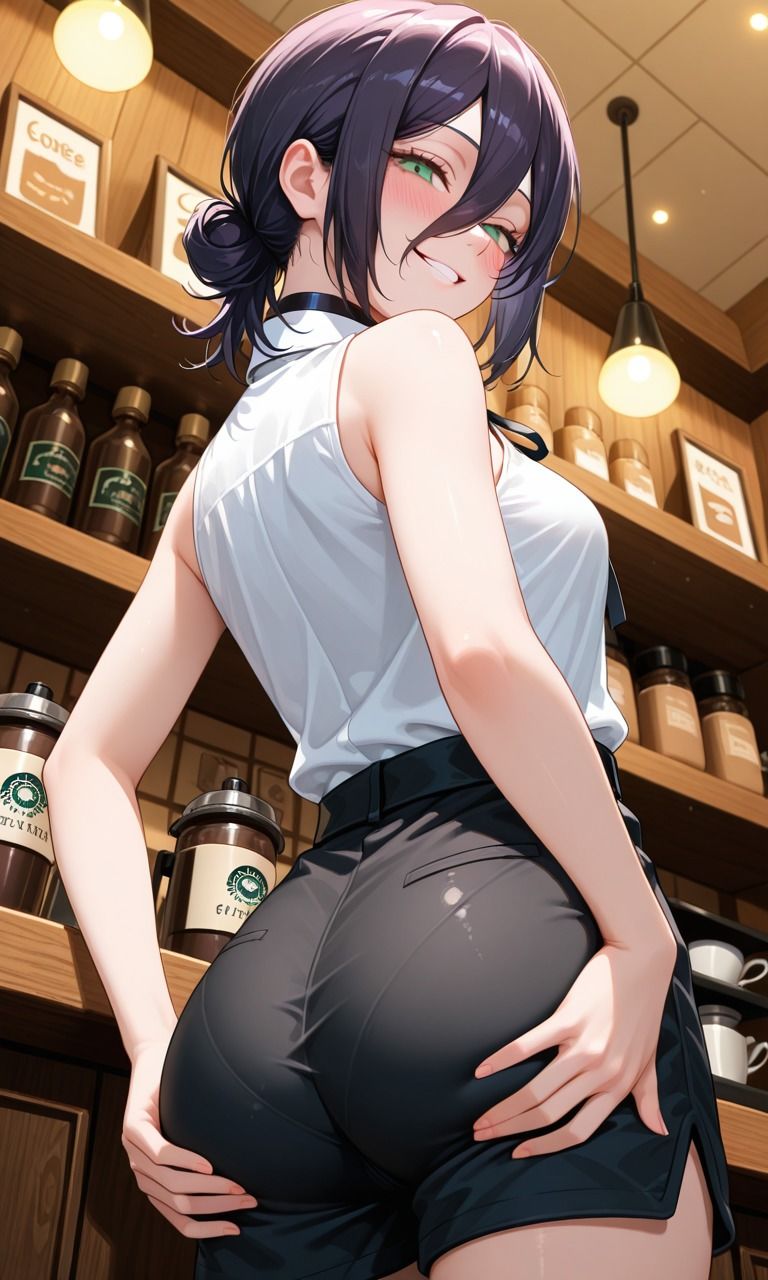 【チェンソーマン】 マキマ・レゼ・姫野先輩 〜イチャラブ搾精・アヘ顔種付けプレイCG集〜 ｜中出し・着床・スパンキング - サンプル画像 5