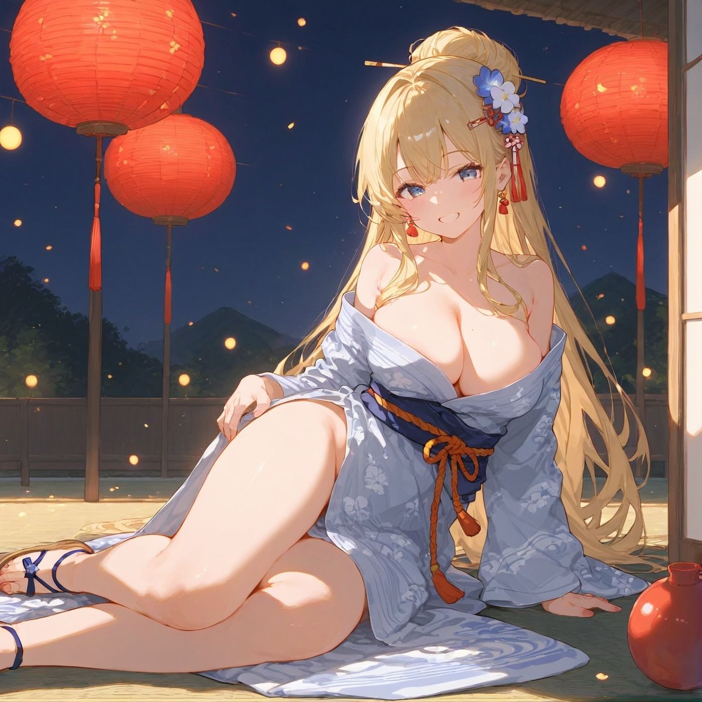 浴衣、、、どう？【浴衣美少女八の厳選CG221枚収録】 - サンプル画像 6