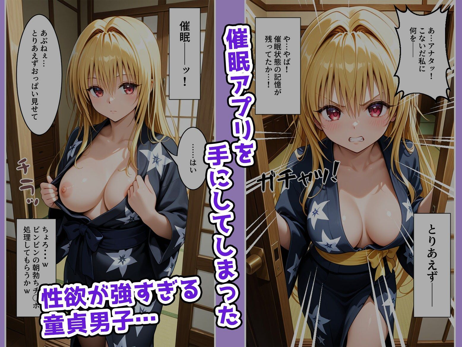 巨乳で可愛い子を催〇で温泉宿の公衆オナホにしたらみんな喜ぶでしょ？part6古〇川＆ヤ〇＆ラ〇 - サンプル画像 1