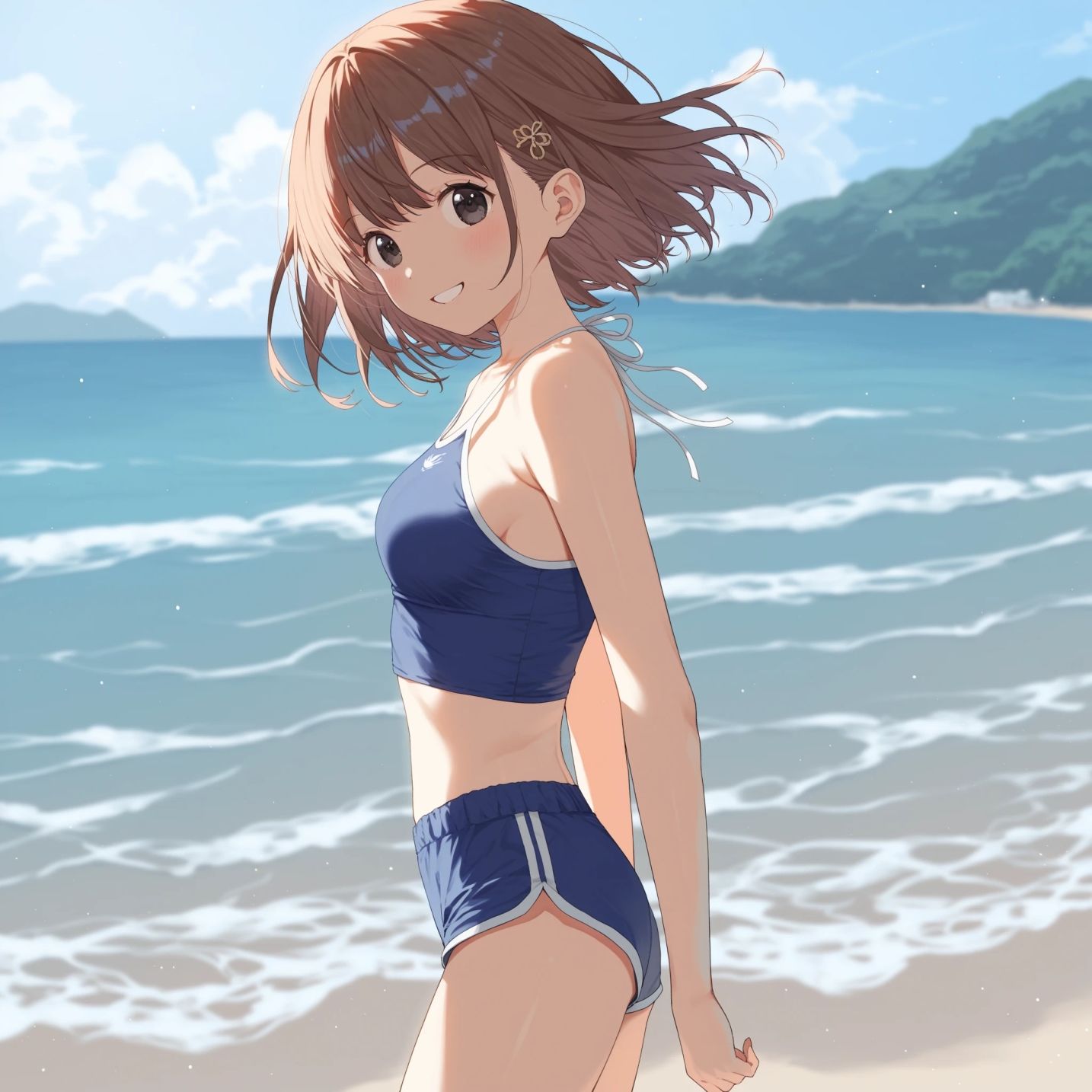 CUTIE PIE - 水着の甘カワちゃんと青姦中出し夏じまい - サンプル画像 4