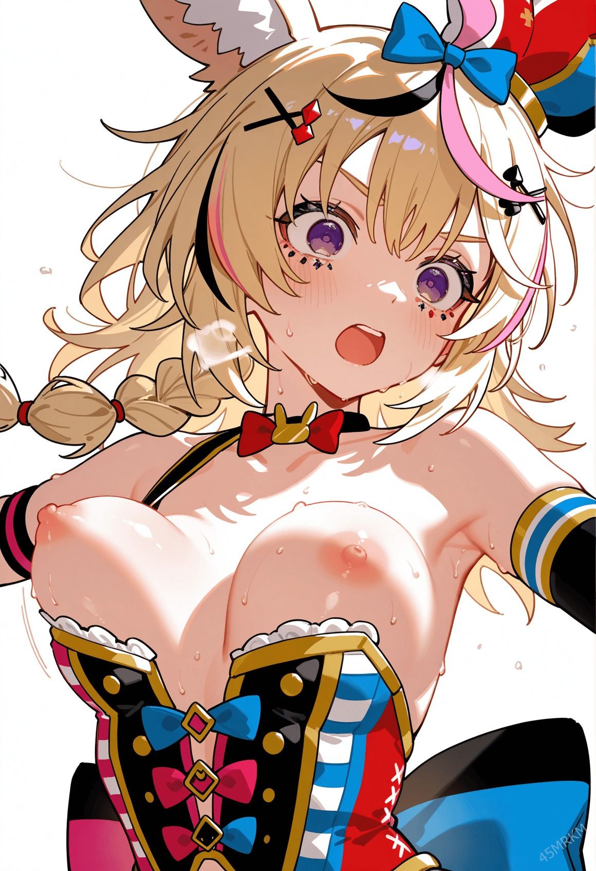 H-17  A  ホ○ライブおっぱいポロリラッキースケベ - サンプル画像 9