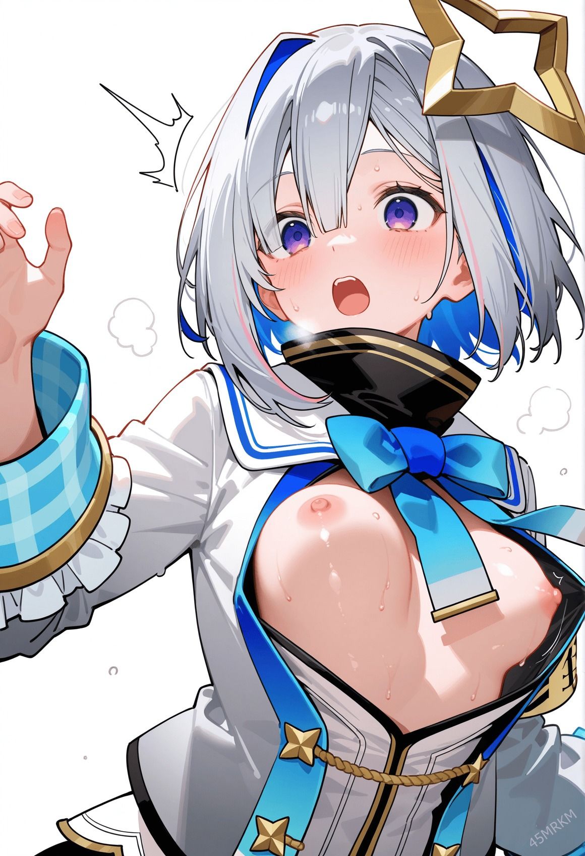 H-17  B  ホ○ライブおっぱいポロリラッキースケベ - サンプル画像 1