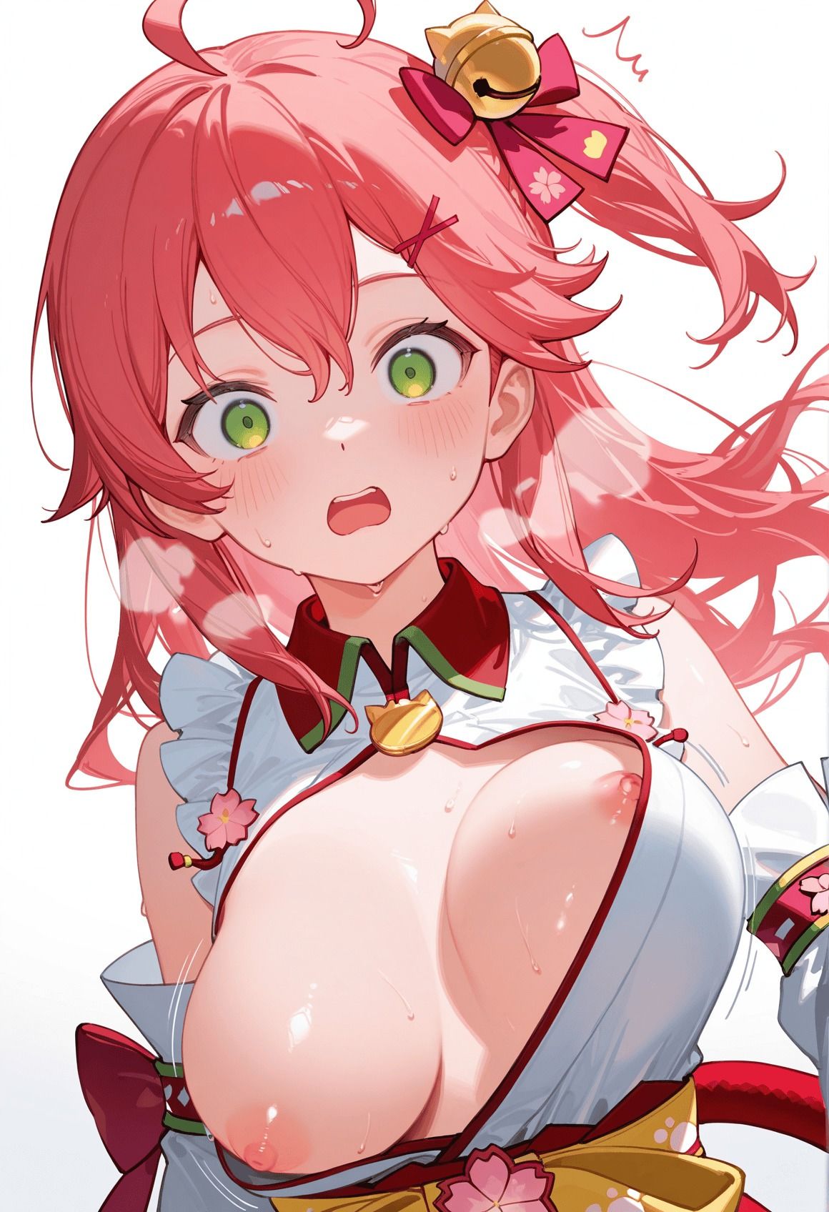 H-17  B  ホ○ライブおっぱいポロリラッキースケベ - サンプル画像 2