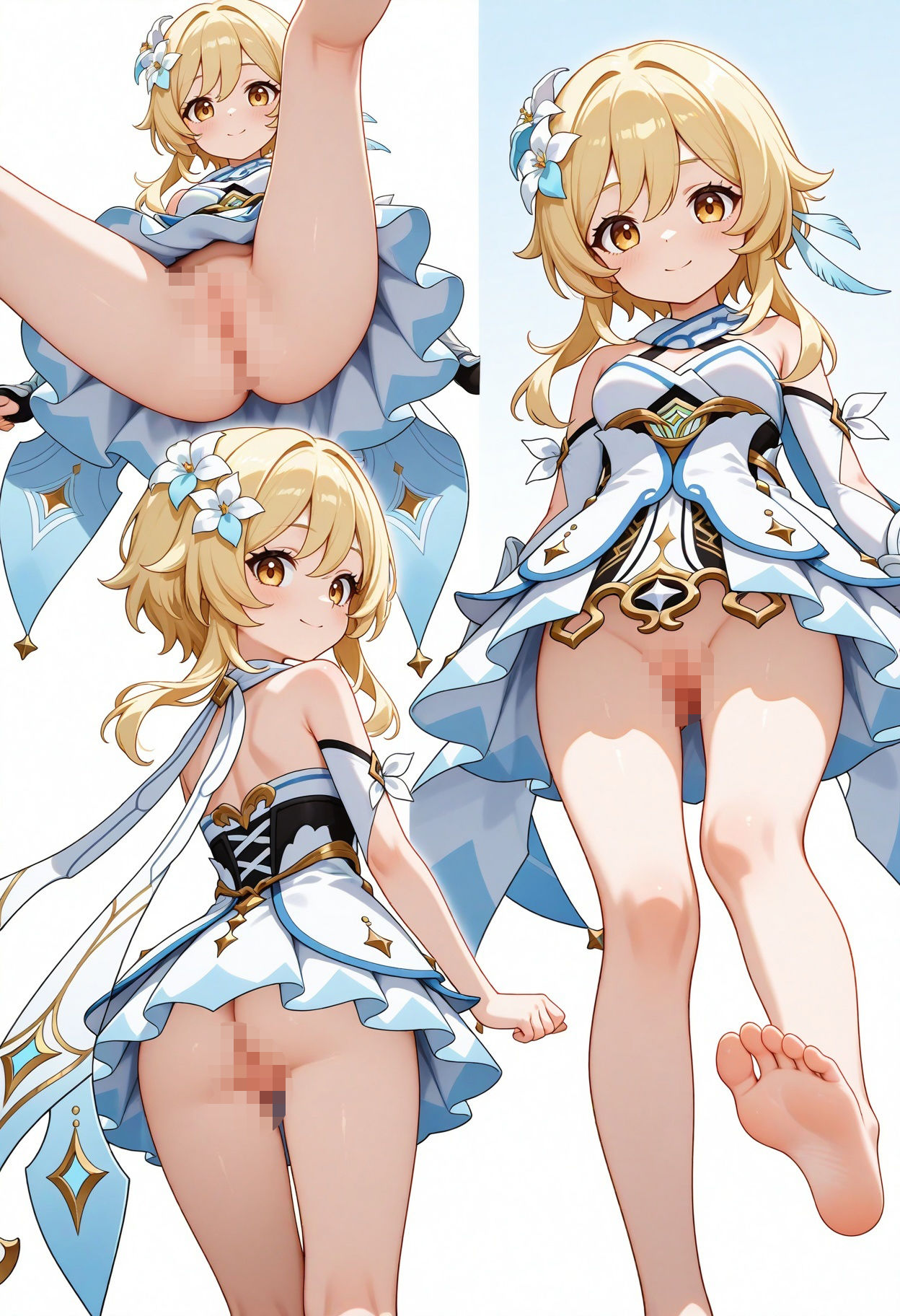 立ち絵とローアングル【蛍風1】 - サンプル画像 4