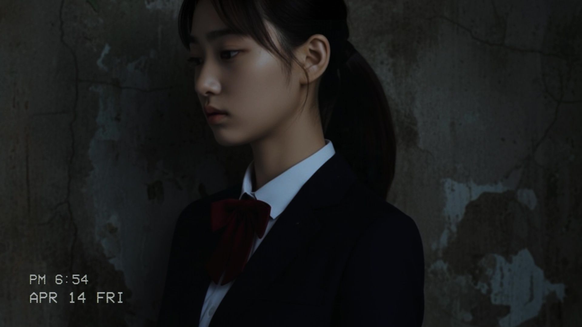 万引き女子校生のお仕置き謝罪動画 4 - サンプル画像 2