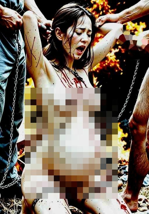 紛争で夫を殺され、敵に捕らえられて性欲処理道具にされた未亡人妊婦の写真集【全248枚】 - サンプル画像 5