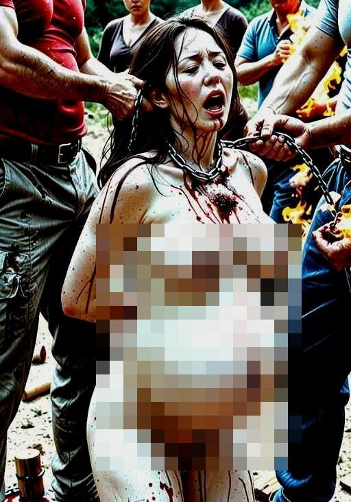 紛争で夫を殺され、敵に捕らえられて性欲処理道具にされた未亡人妊婦の写真集【全248枚】 - サンプル画像 6