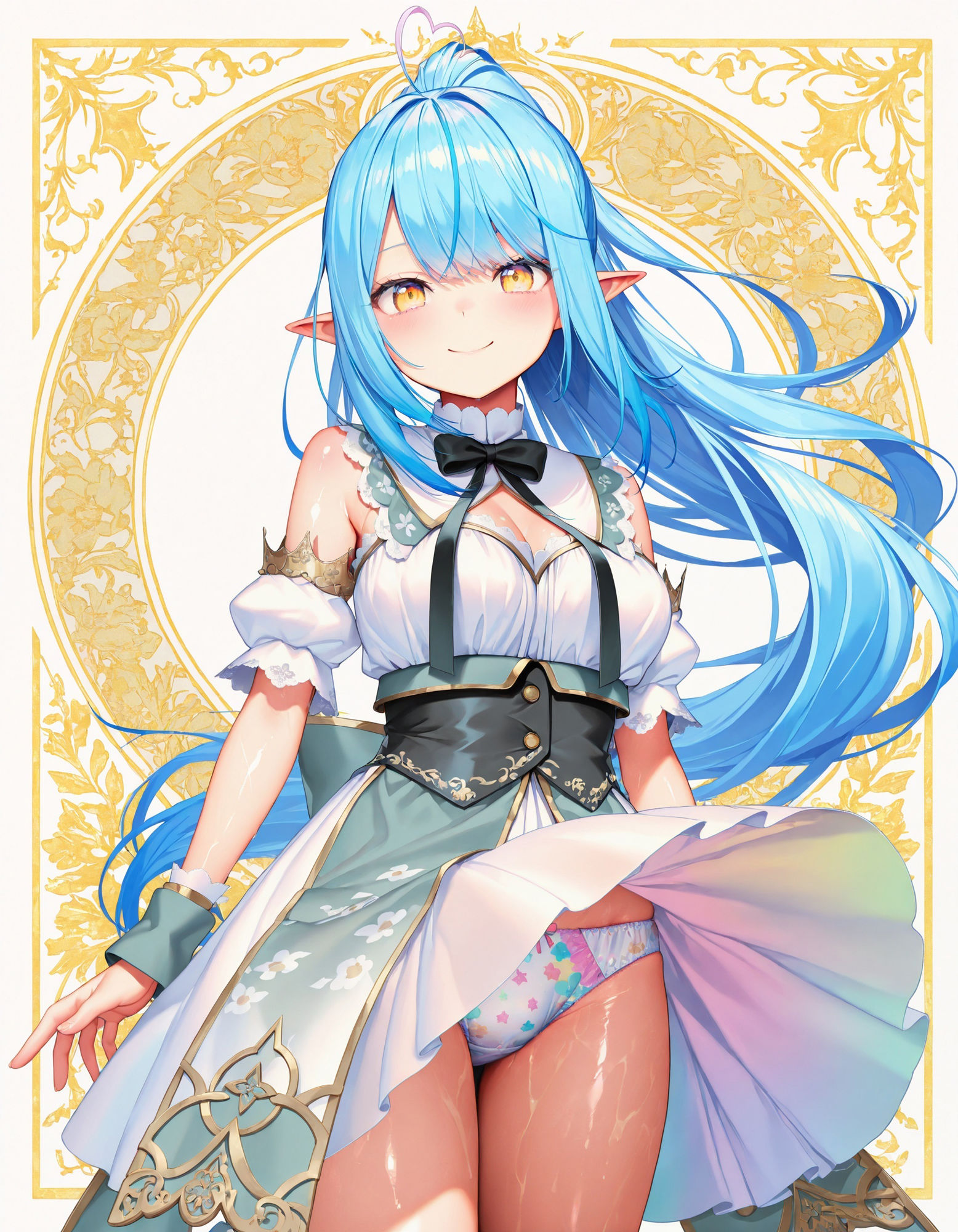 雪〇ラミィのパンチラ - サンプル画像 1