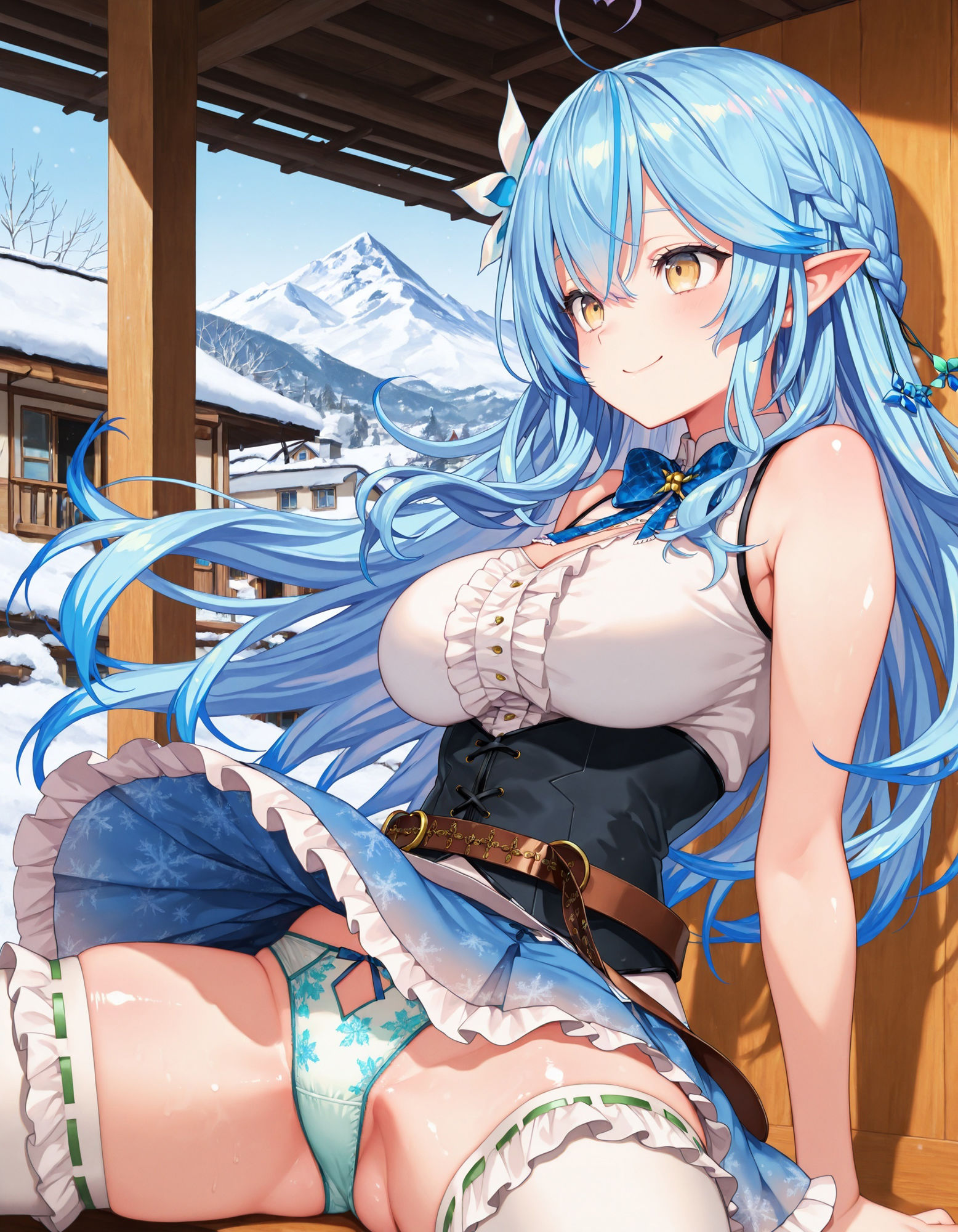 雪〇ラミィのパンチラ - サンプル画像 6