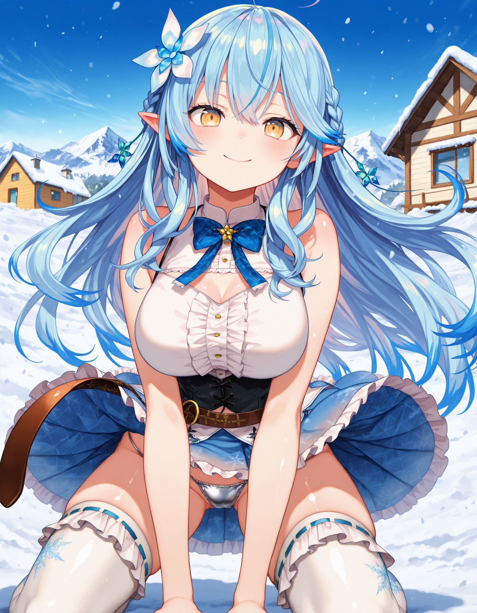 雪〇ラミィのパンチラ - サンプル画像 7