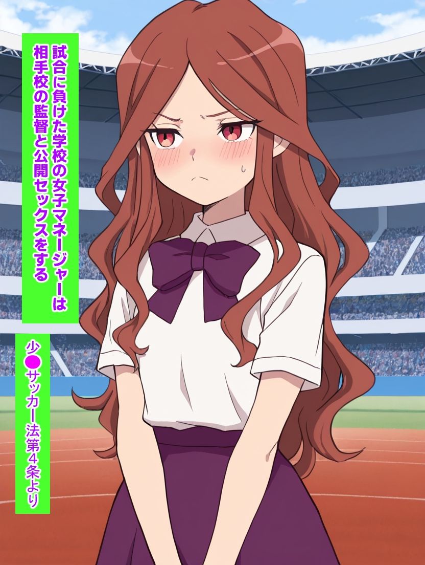 イナズマイ●ブンCG集  ースタジアム内で公開全裸セ●クスー - サンプル画像 1