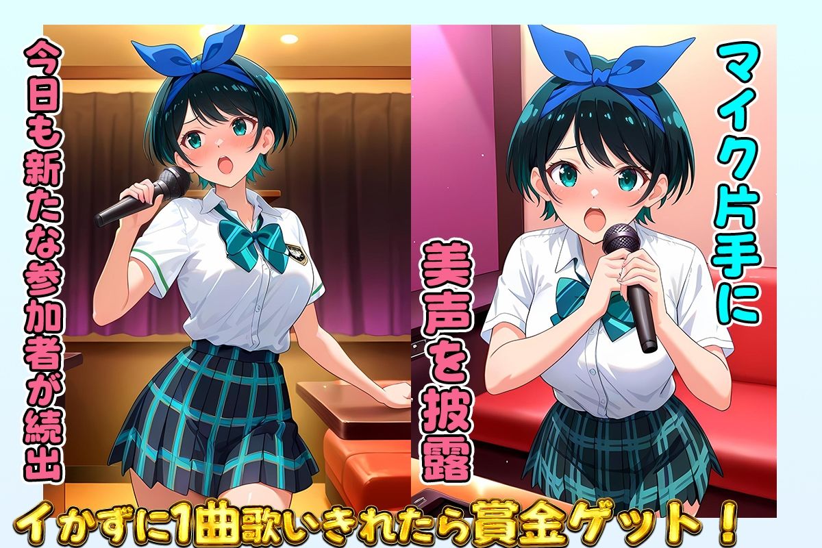 セックスカラオケ選手権！エントリーNo.8  るか - サンプル画像 1