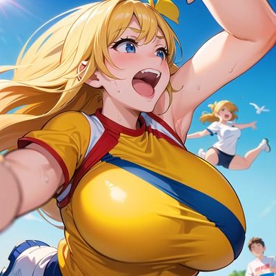 アスリート女子2 - サンプル画像 1