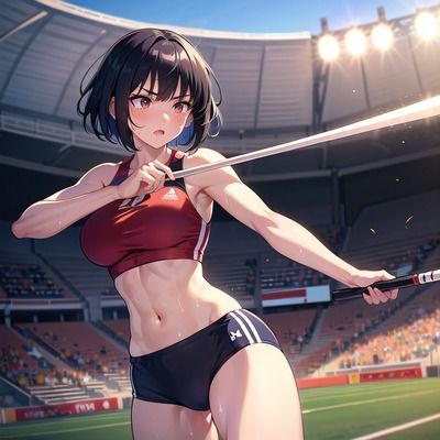 アスリート女子2 - サンプル画像 2