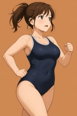 スクール水着の女の子が運動してるだけ - サンプル画像 9