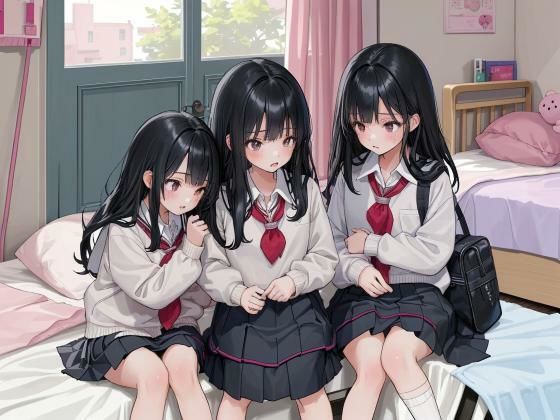 JKの妹が泥●してエッチな姿に・・・ - サンプル画像 4