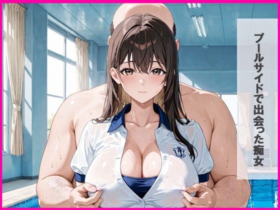 爆乳痴女 プールサイド編 - サンプル画像 1