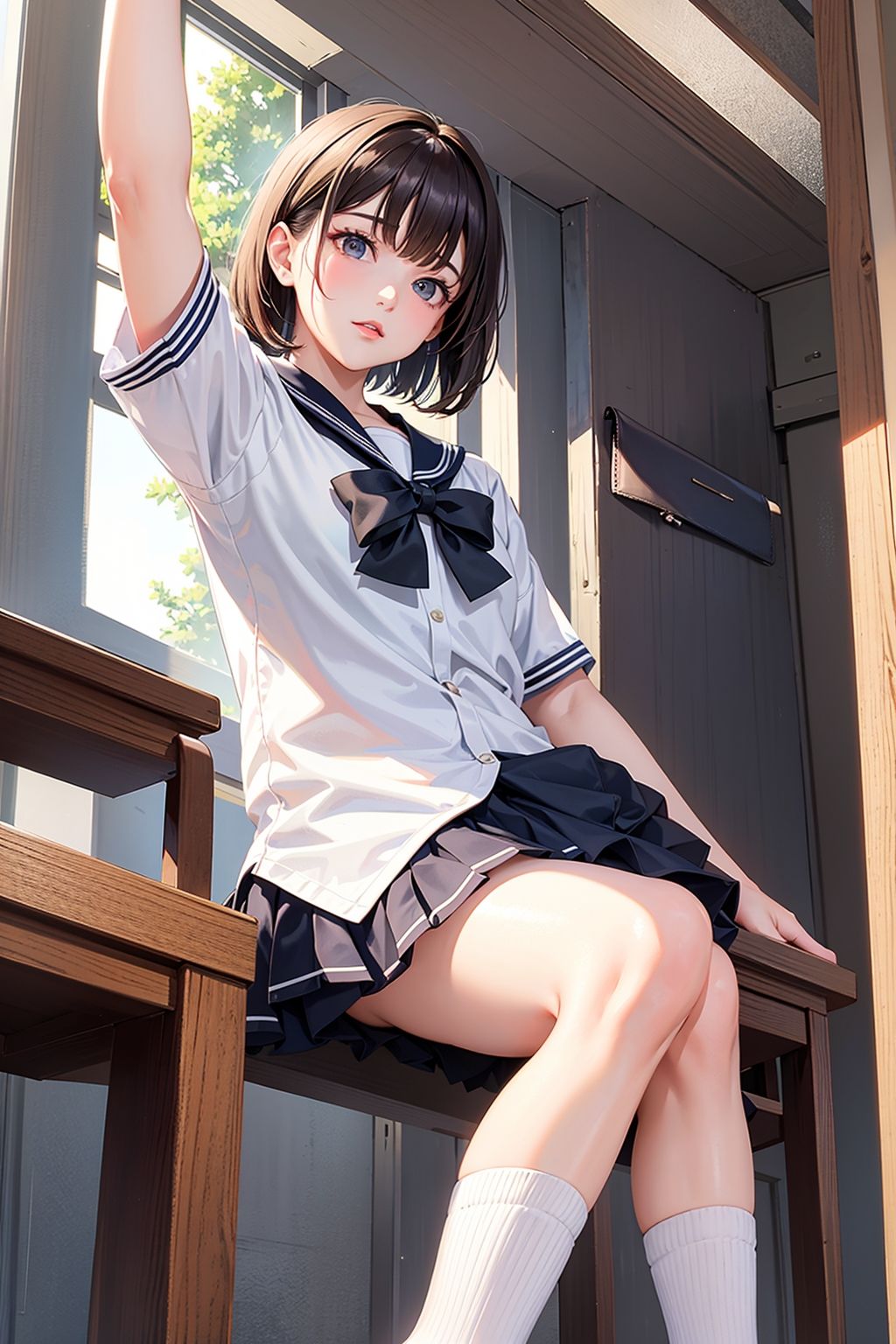 Lの誘惑 キュートなボブカット - サンプル画像 3