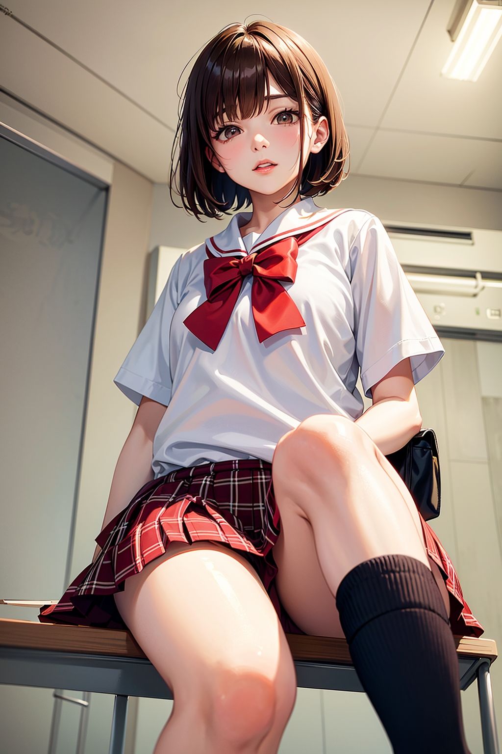 Lの誘惑 キュートなボブカット - サンプル画像 4