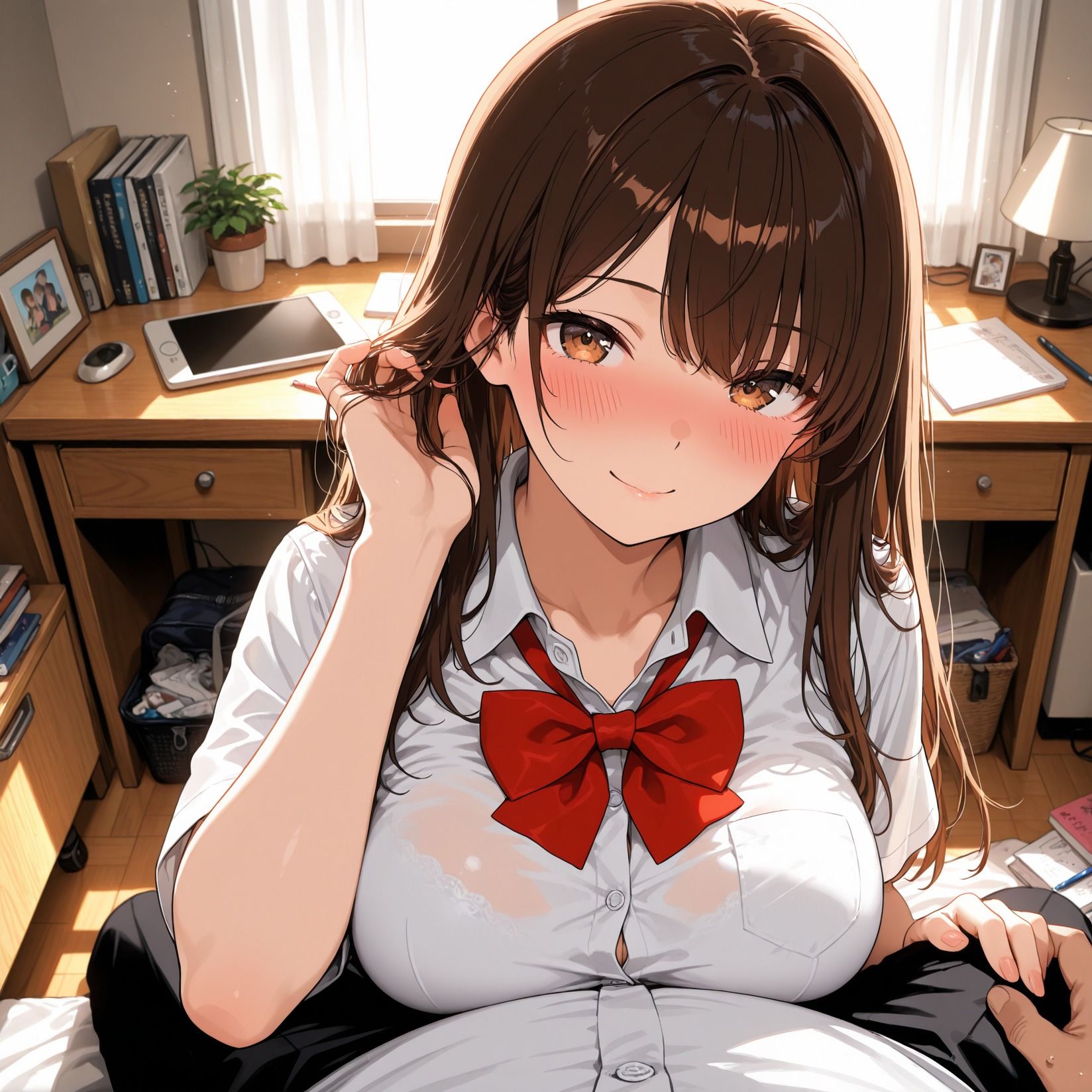 即イキ女子校生〜爆乳姉妹が冴えない僕で処女卒業〜 - サンプル画像 5