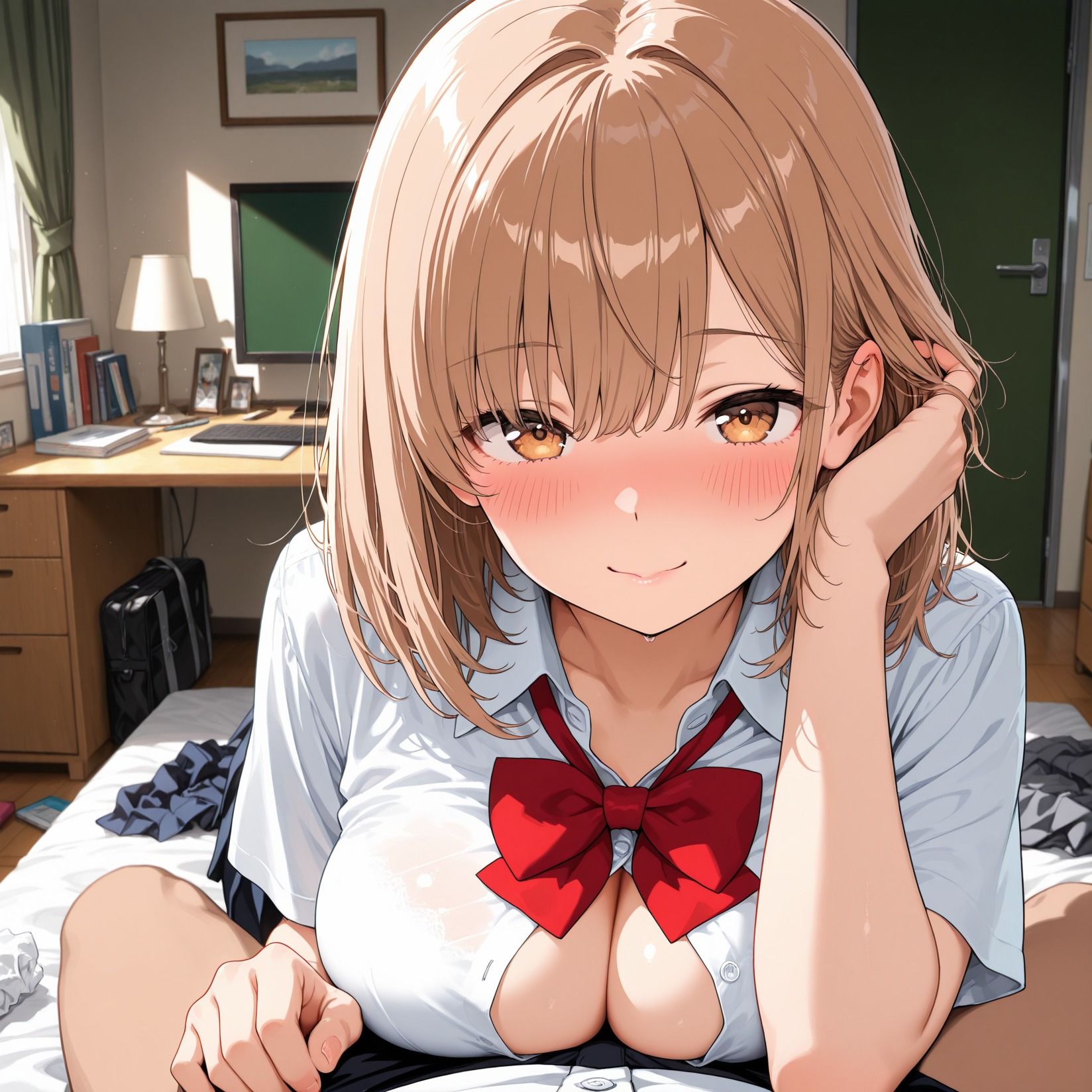 即イキ女子校生〜爆乳姉妹が冴えない僕で処女卒業〜 - サンプル画像 8