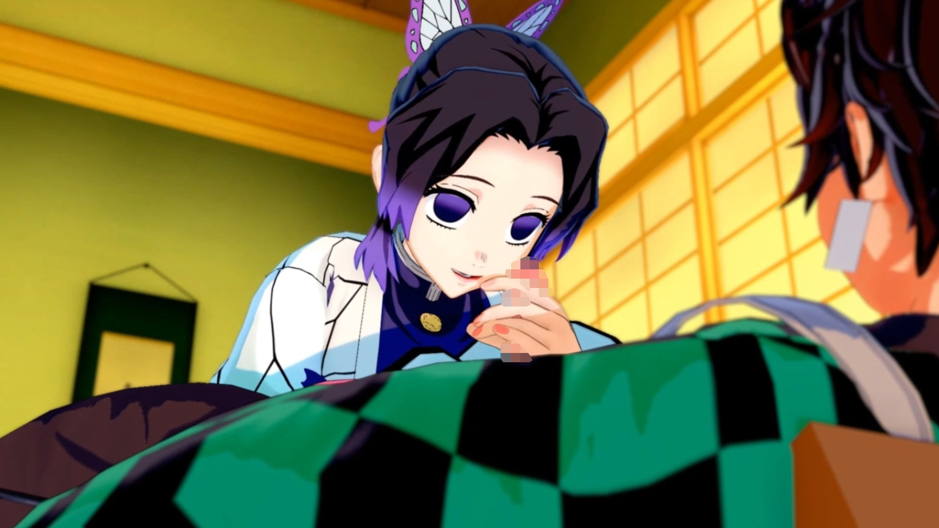 胡〇しのぶ・竈〇炭治郎  〜ビッチ〜 - サンプル画像 1