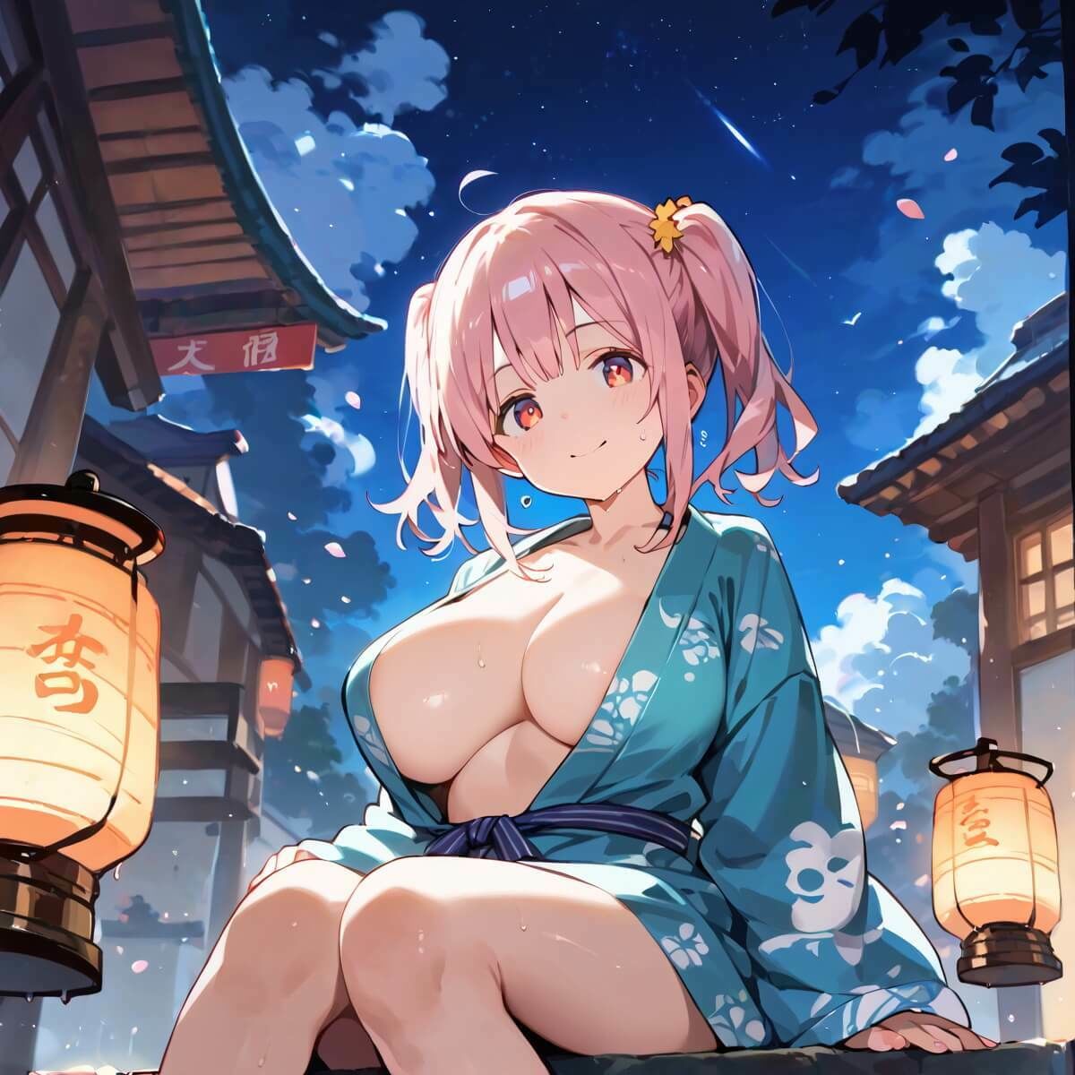 祭りの夜に君を奪う〜浴衣の君が可愛すぎて俺のマグナムが火を噴くぜ！！〜5【厳選CG240枚収録】 - サンプル画像 4