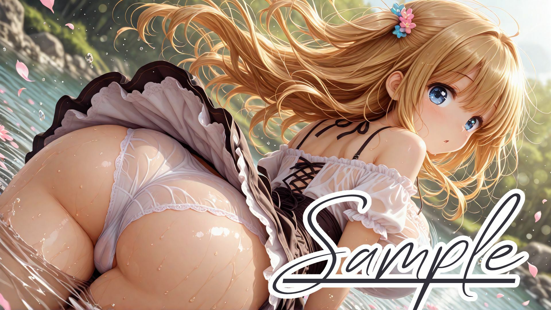 -乙女礼賛-湖畔に実るたわわな果実 - サンプル画像 3