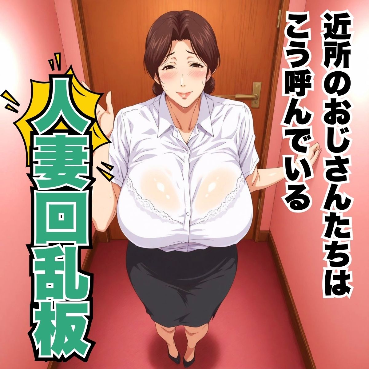 人妻回乱板  【回覧板を渡す日に人妻と近所のおじさんたちとの乱交が開催されていた！】 - サンプル画像 10