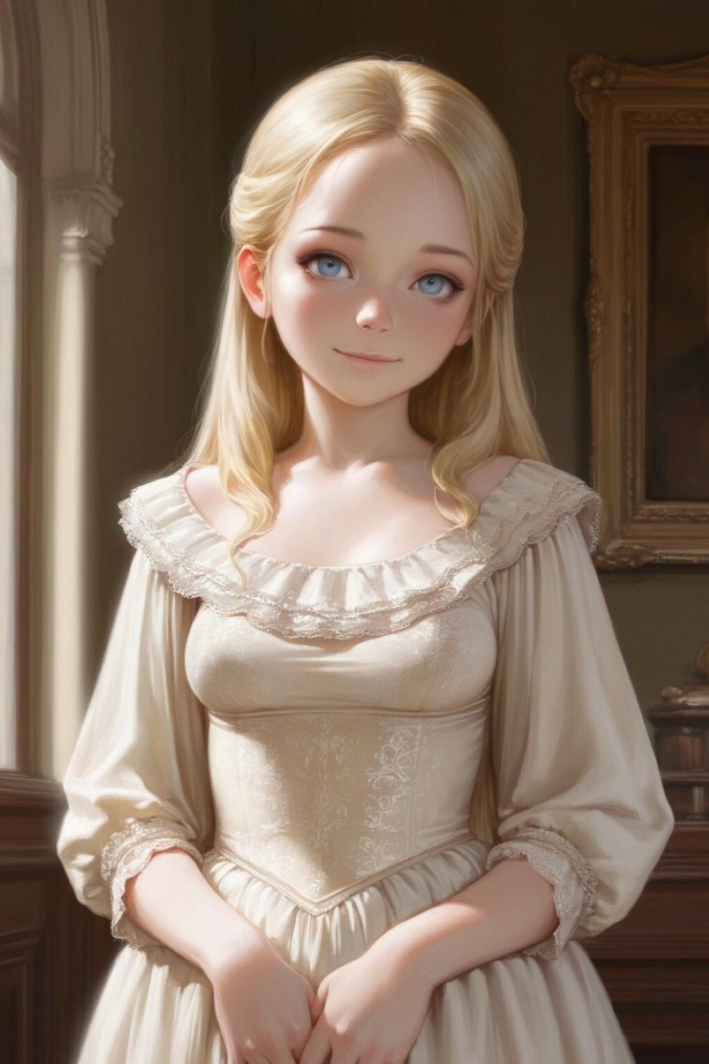 英国貴族の寝室〜美しい公爵令嬢の館へ潜入！〜 - サンプル画像 1