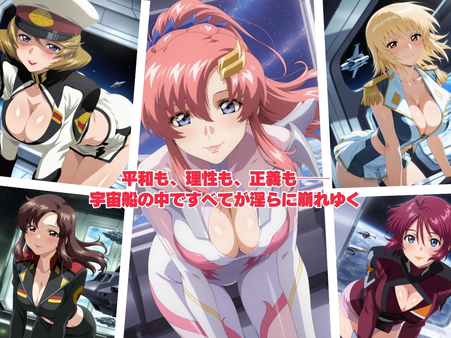 【寝取られ】宇宙を彷徨う性奴●たち  〜宇宙の果てで、平和を願った天使が肉便器と化す〜 - サンプル画像 1