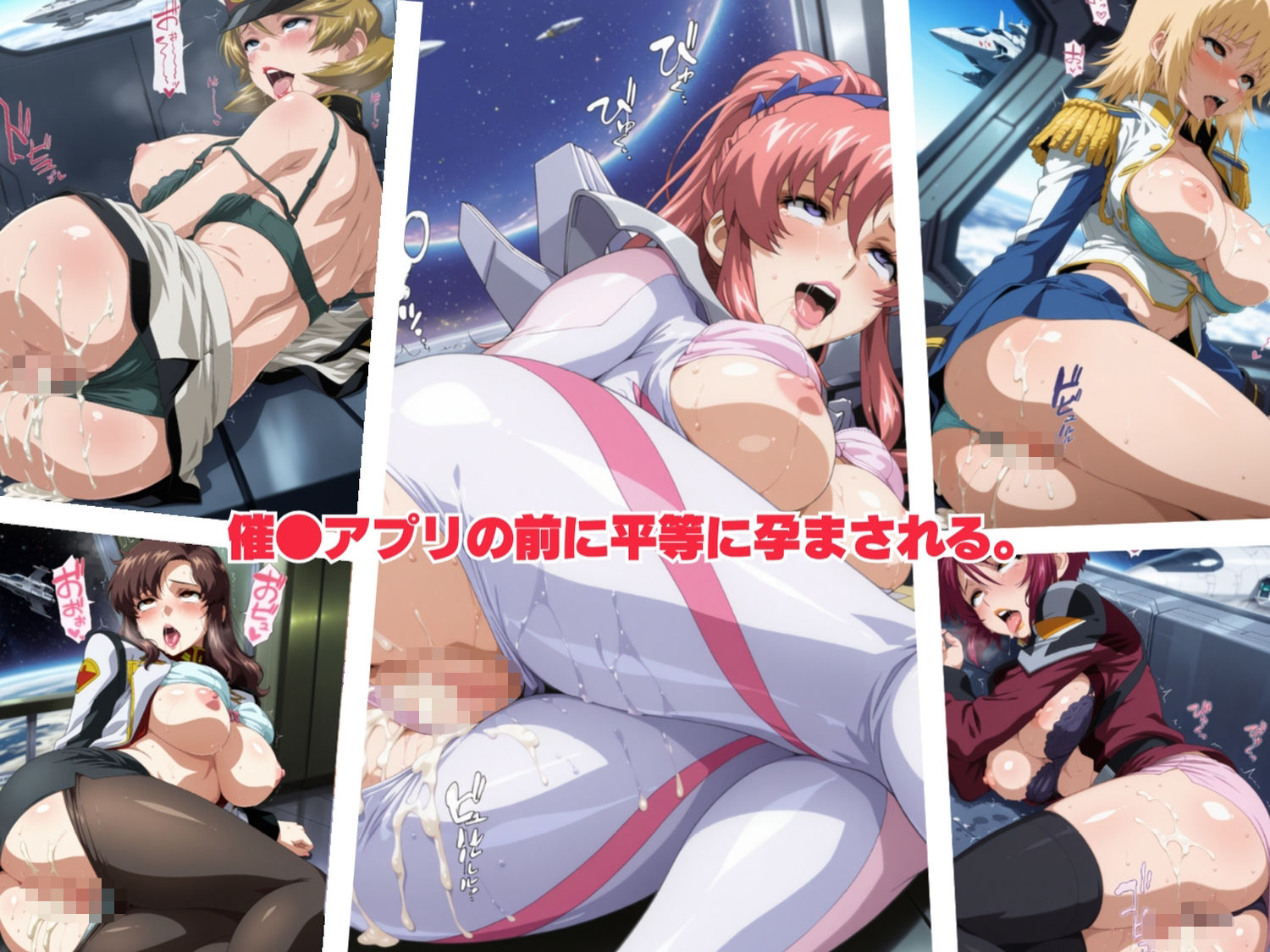 【寝取られ】宇宙を彷徨う性奴●たち  〜宇宙の果てで、平和を願った天使が肉便器と化す〜 - サンプル画像 2