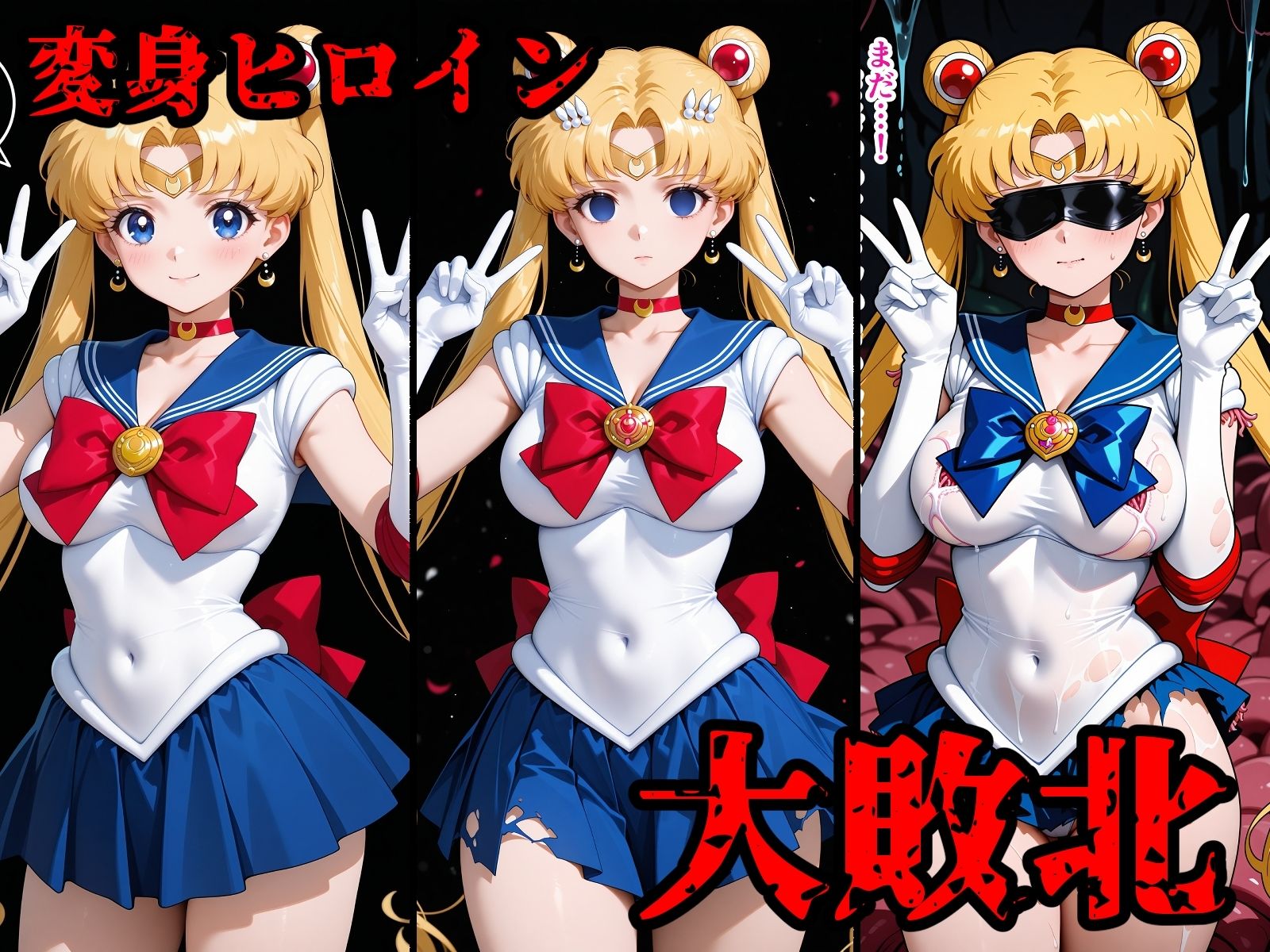 完全敗北ヒロインズ セーラームー〇・ジュ〇ター 屈服するまでが変身ヒロインだ - サンプル画像 1