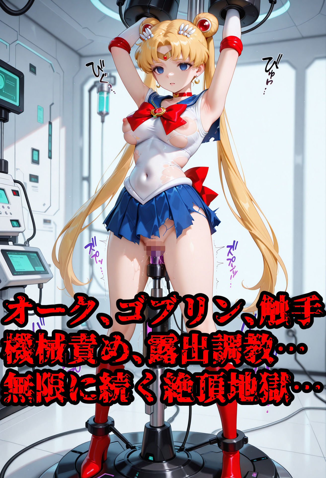 完全敗北ヒロインズ セーラームー〇・ジュ〇ター 屈服するまでが変身ヒロインだ - サンプル画像 4