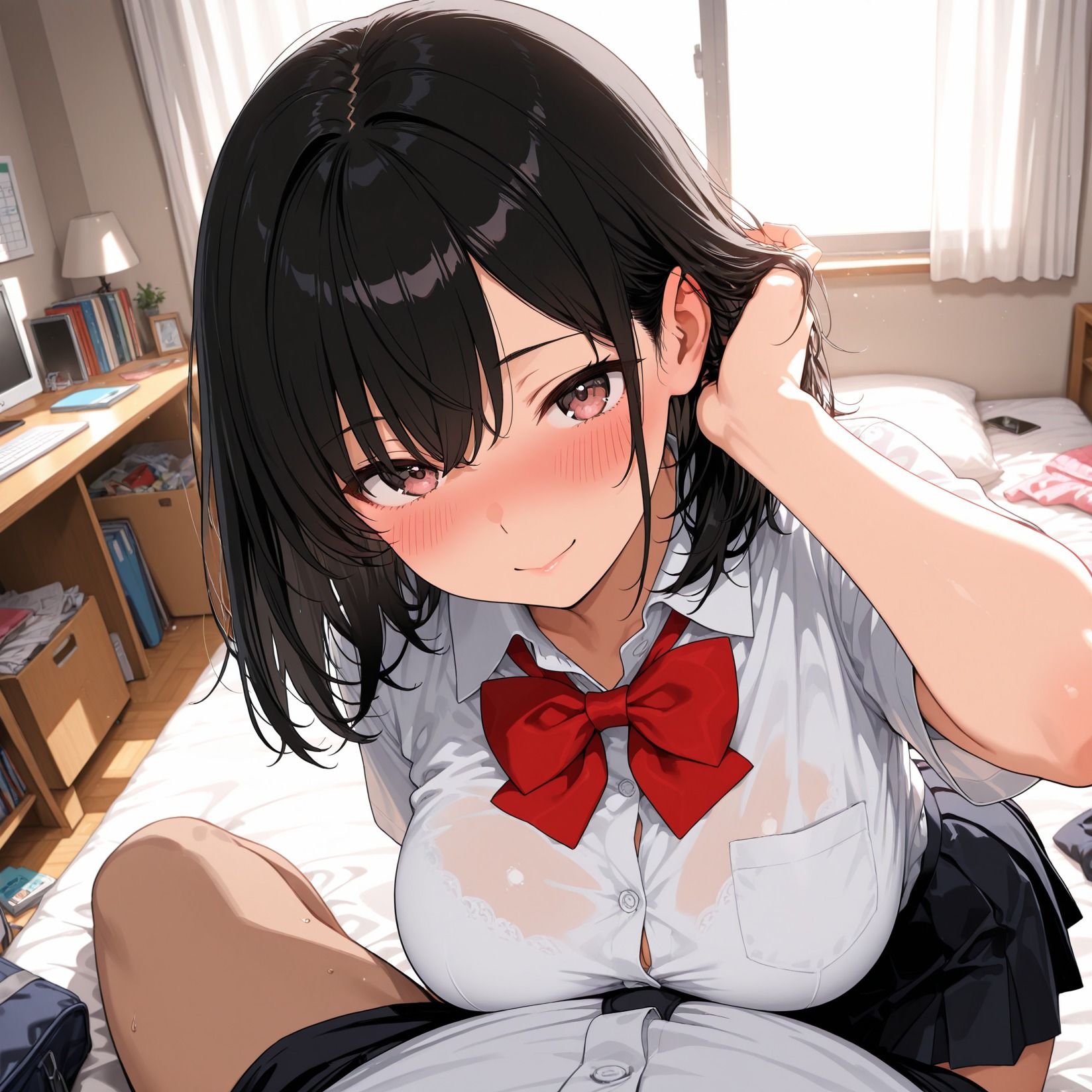 即イキ女子校生〜クラスメイトが冴えない僕で処女卒業〜 - サンプル画像 5