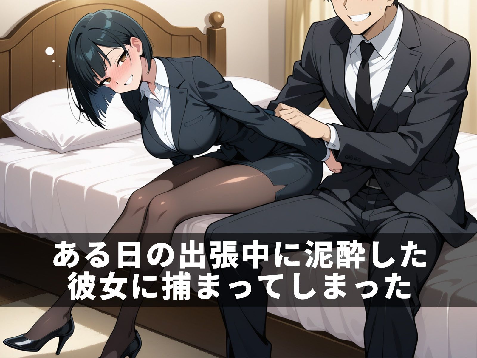 怖い女上司が泥●して一晩中絶頂生ハメ - サンプル画像 2