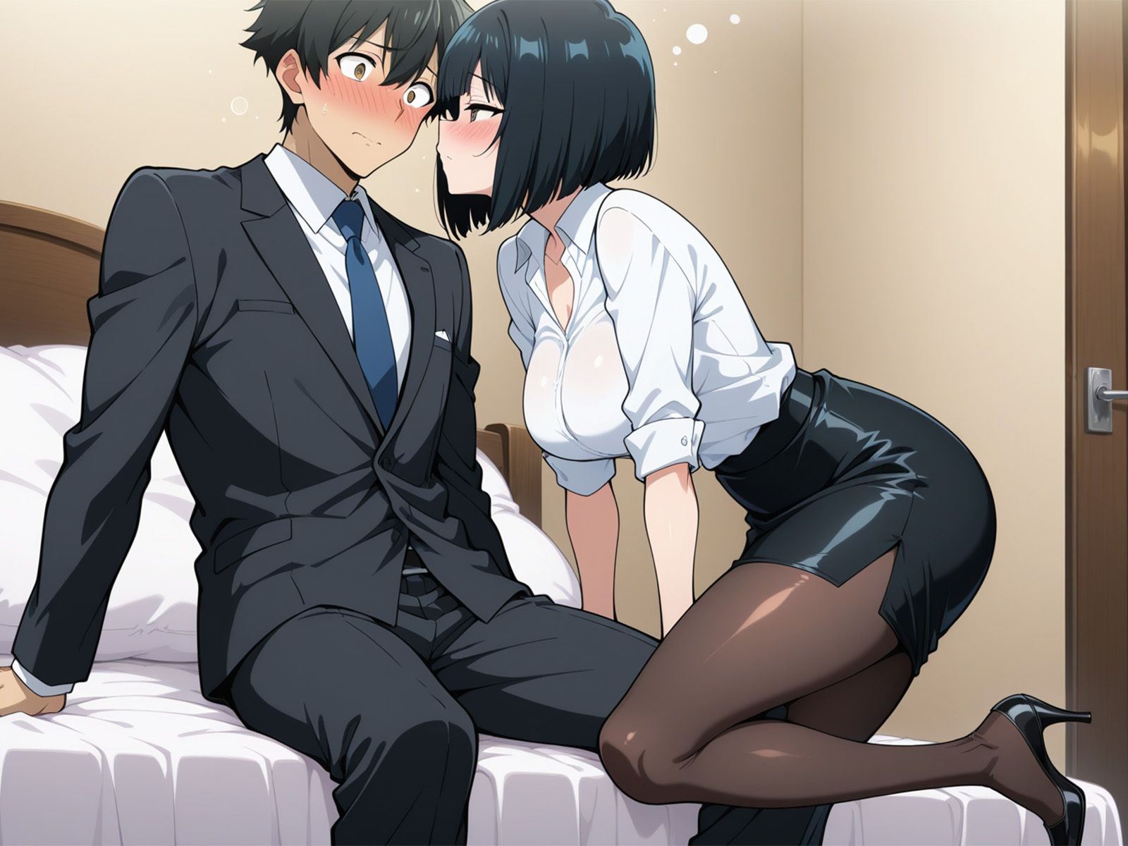 怖い女上司が泥●して一晩中絶頂生ハメ - サンプル画像 6