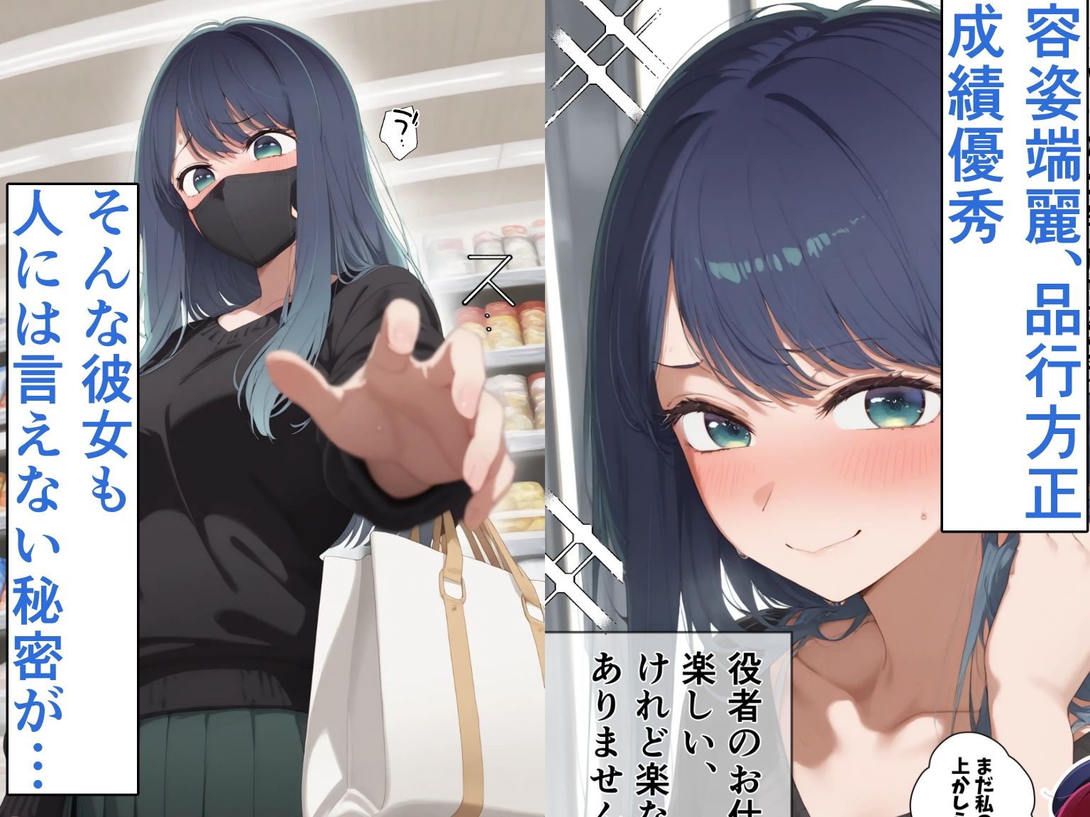 お仕置き！万引き娘を理解らセックス！ - サンプル画像 2