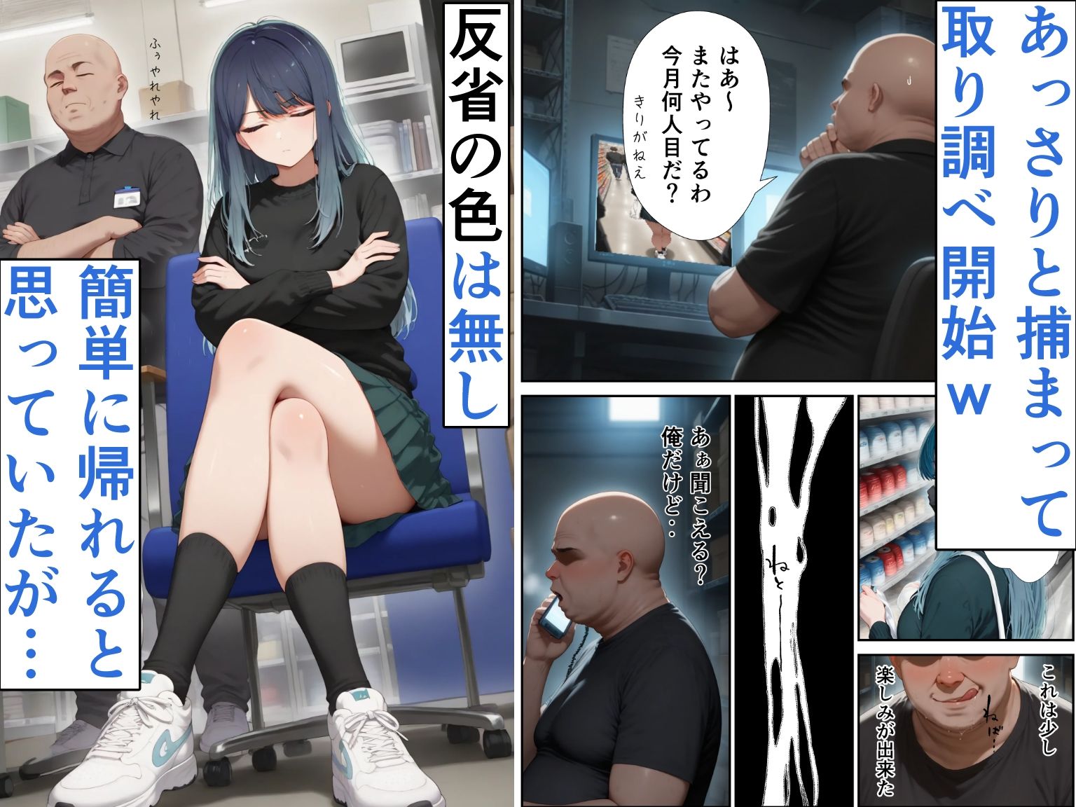 お仕置き！万引き娘を理解らセックス！ - サンプル画像 4