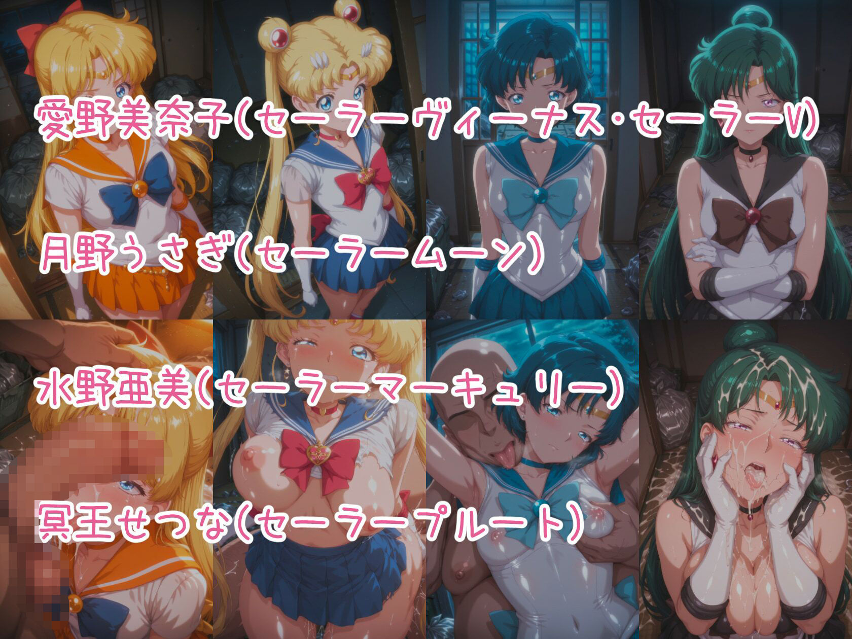 催○スマホで変身ヒロイン孕ませ -月の戦士編- - サンプル画像 1