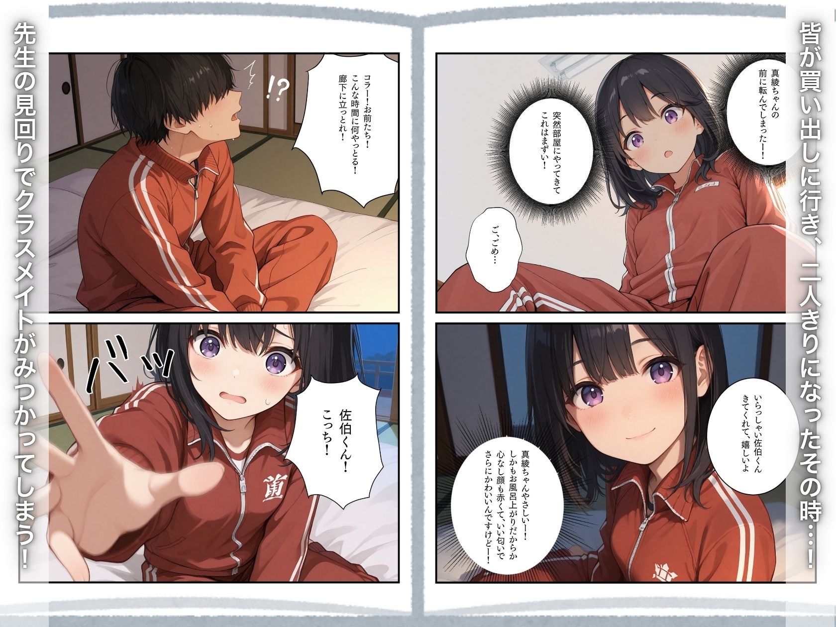 修学旅行―女子部屋の布団の中で起きた憧れの同級生との秘密の出来事。 - サンプル画像 7