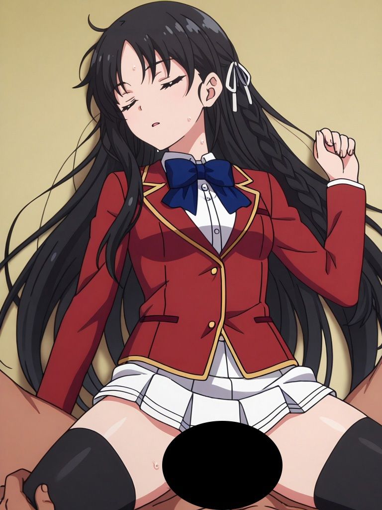 『よ●こそ実力至上主義の教室へ  その1』ヒロイン脱がしてみた ムキムキ色黒モブがヤリたい放題 スマホでも見やすい縦型 シチュエーション＆クオリティ厳選済み300枚！ - サンプル画像 7