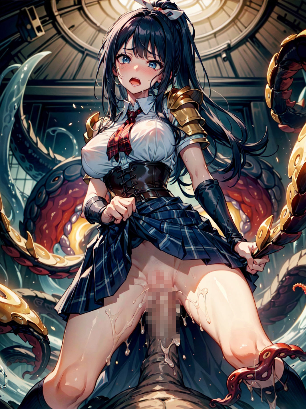 淫魔との戦いに敗れ、犯●れた淫魔ハンター4 - サンプル画像 3