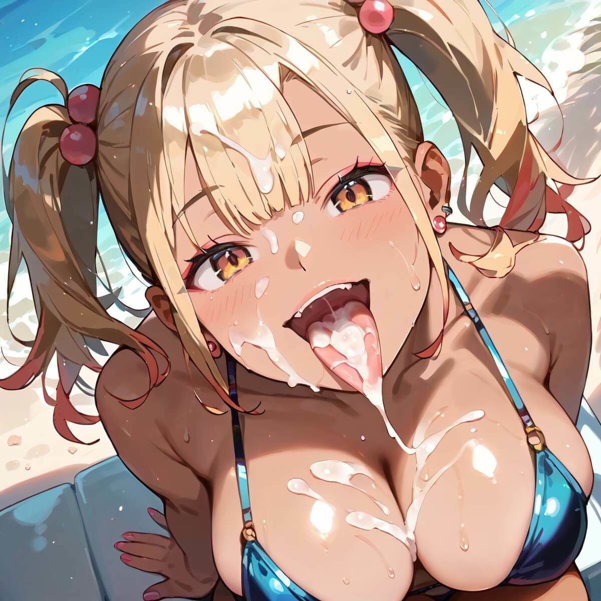 ビッチなギャルにはお仕置きだ！【厳選270枚】こぼれる水着が眩しすぎて！！ - サンプル画像 5