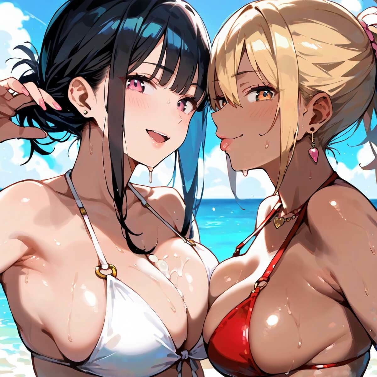 ビッチなギャルにはお仕置きだ5！【厳選270枚】こぼれる水着が眩しすぎて！！ - サンプル画像 10