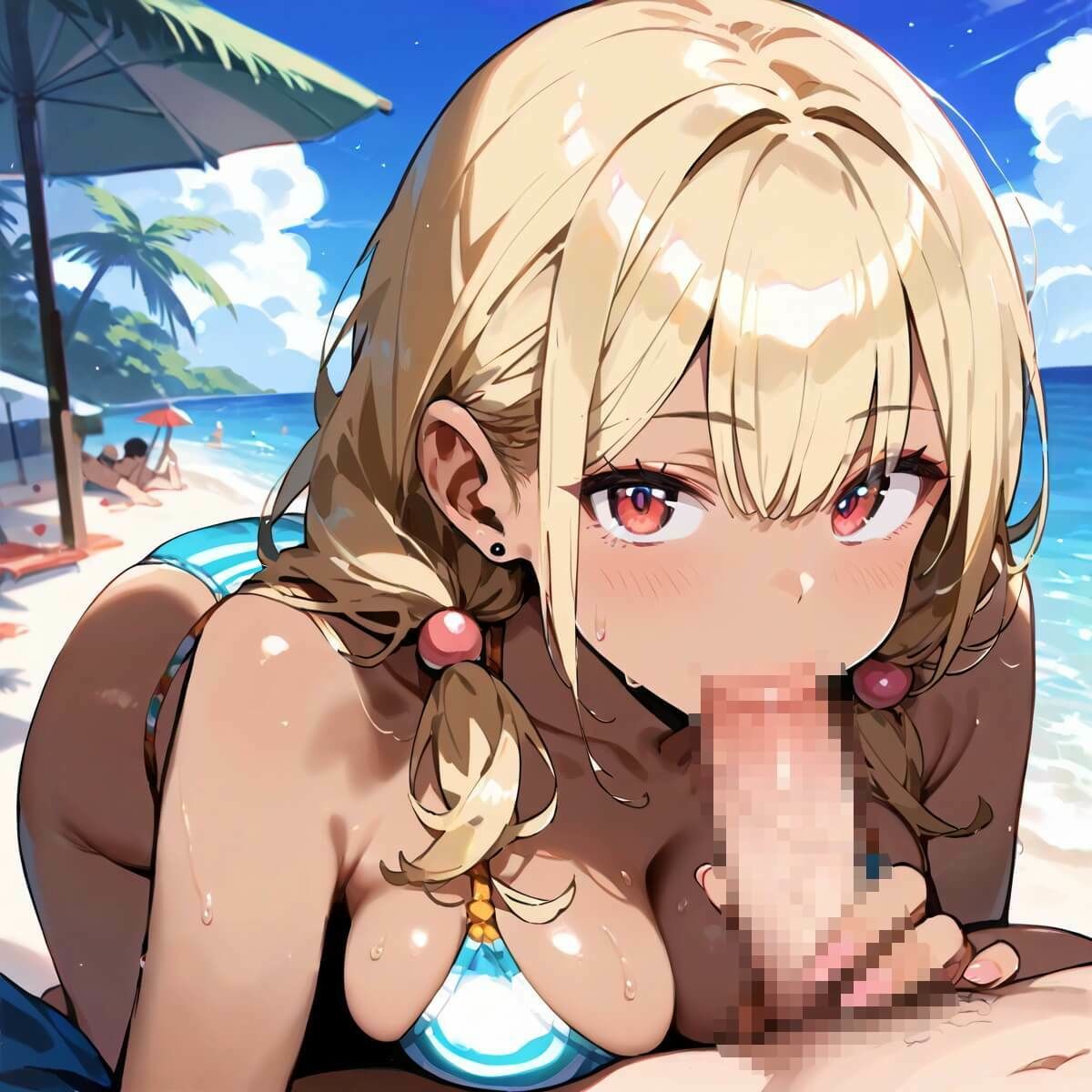 ビッチなギャルにはお仕置きだ6！【厳選270枚】こぼれる水着が眩しすぎて！！ - サンプル画像 6